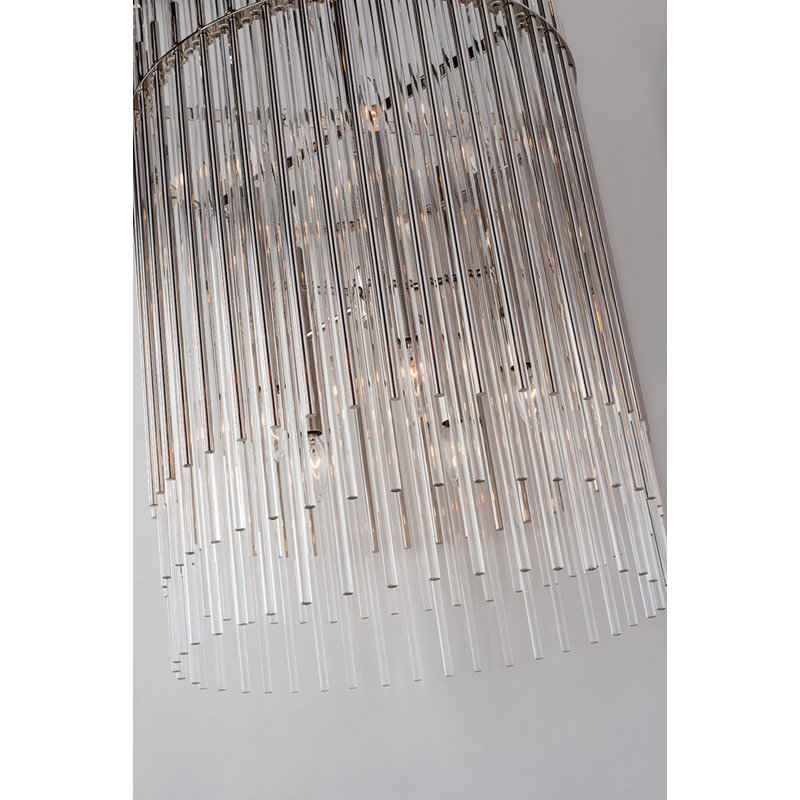 Wallis 10 Light Pendant, 6 , Polished Nickel