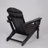 Outdoor Adirondack Chair, Foldable With Dual Cup Holder, Composite Material With Wood Texture-1662919205