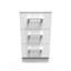Fully Assembled Lebling 3 DrawerÂ Bedside Table-1323737351