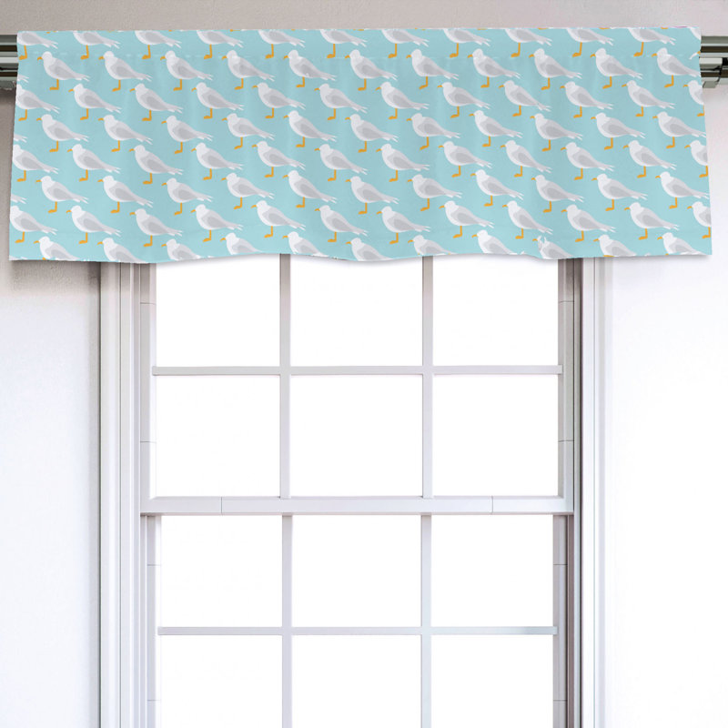 Sateen Ruffled Window Valance