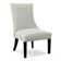 Chaise d'appoint rembourrée Tuxedo