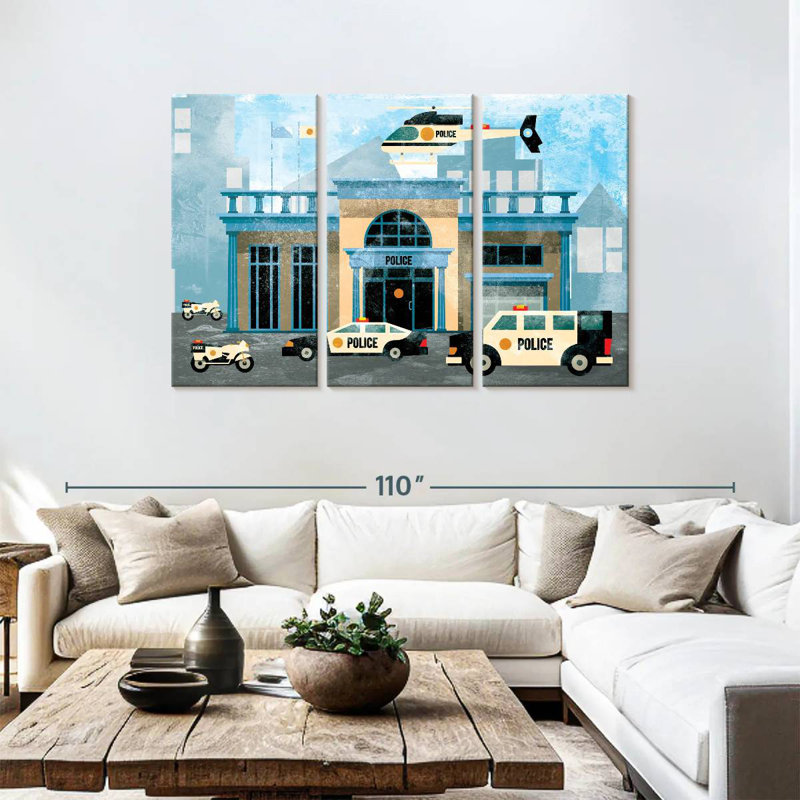 Police Department Poster, 48" H x 74" W