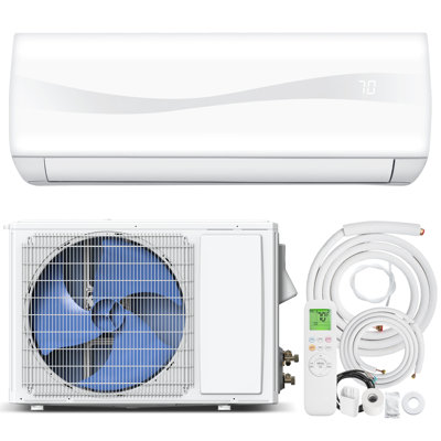 Giantex 12000 BTU Ductless Mini Split Air Conditioner with Heater