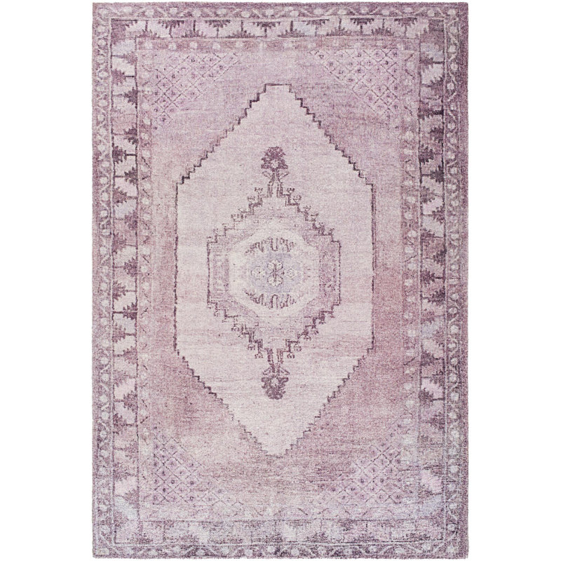 Tapis traditionnel touffeté à la main Arfon, Rectangle 9 pi x 12 pi