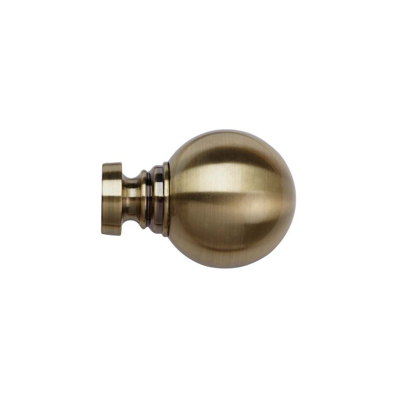 Poles Apart 10.5cm Finial, Antique Brass
