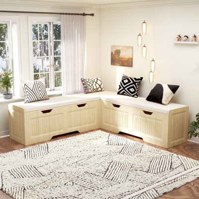 Kitchen Breakfast Nook Bench, L Shaped Bench,backless Corner Bench Nook With Storage,for Entryway,dining Room,kitchen