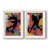 Patchwork Athlete III - 2 Piece Single Picture Frame Print Set on Canvas-1984489802-1984489803