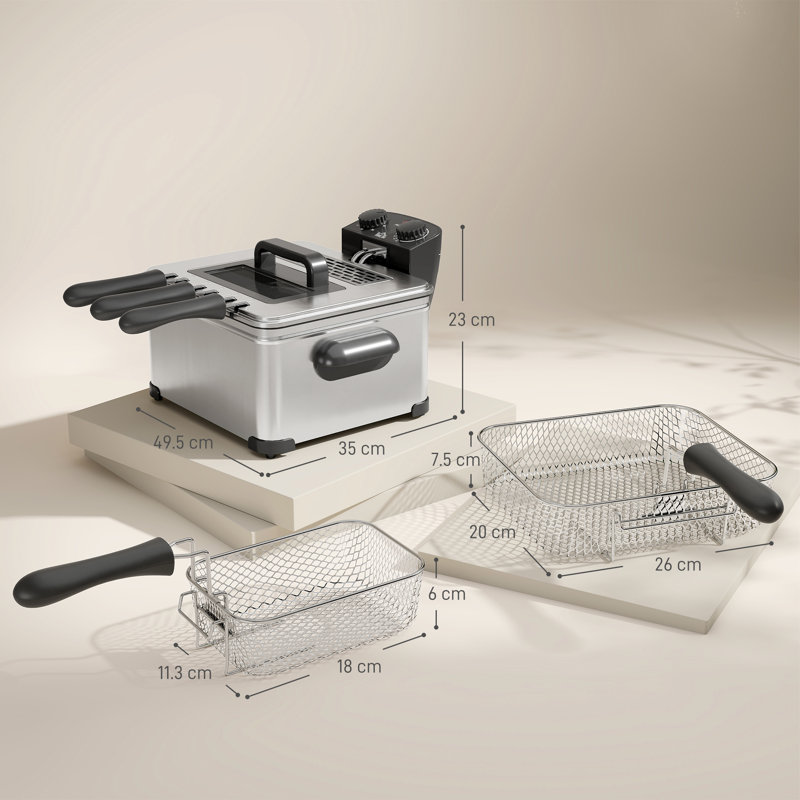HOMCOM 5 Deep Fryer