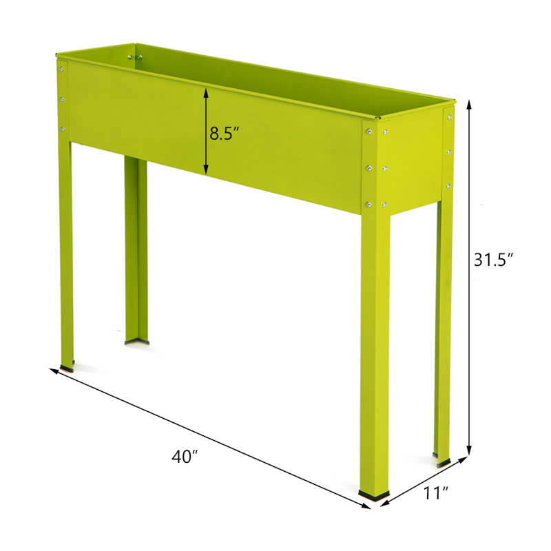 Ilah Metal Elevated Planter