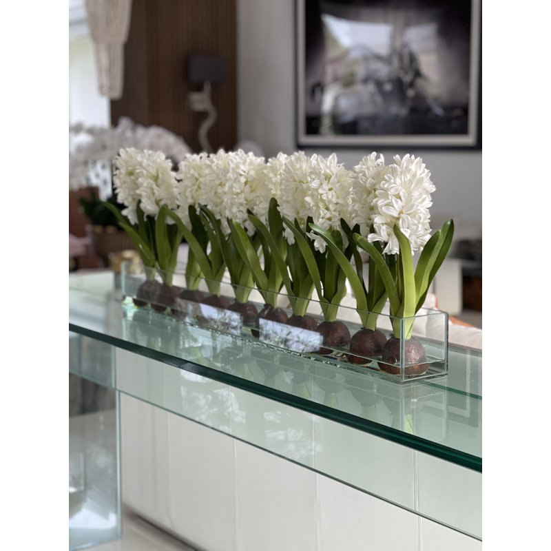 Hyancinths Floral Arrangement in Planter