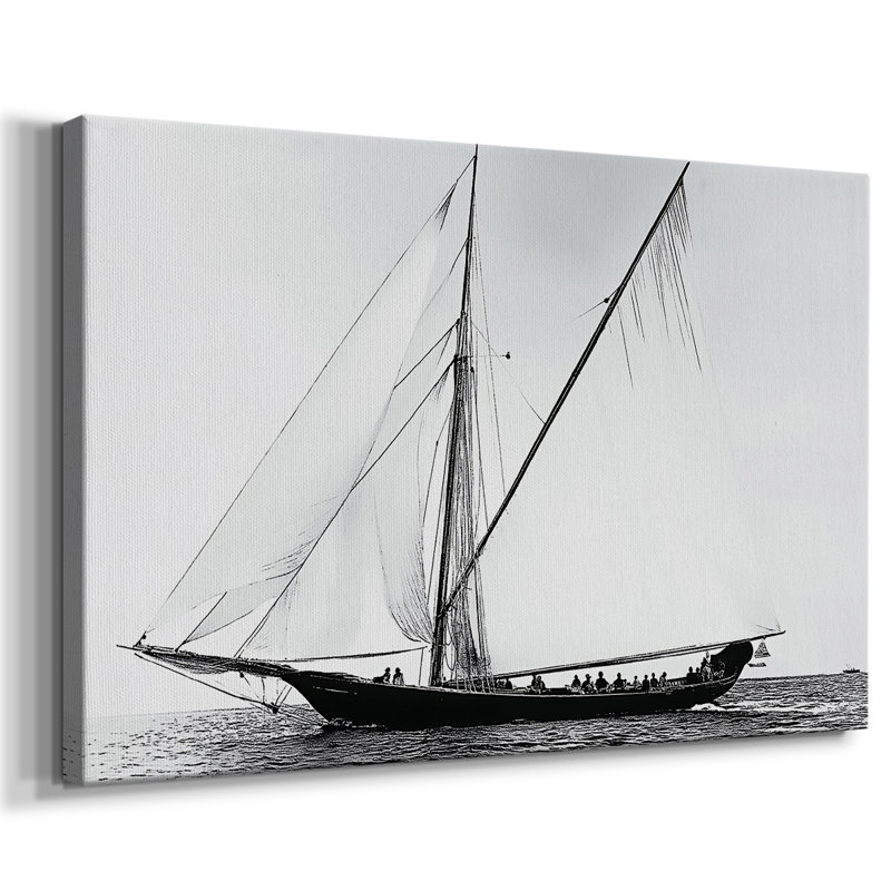 Nautical Series-XLVII - Cavas enveloppés de galerie, 12 x 18