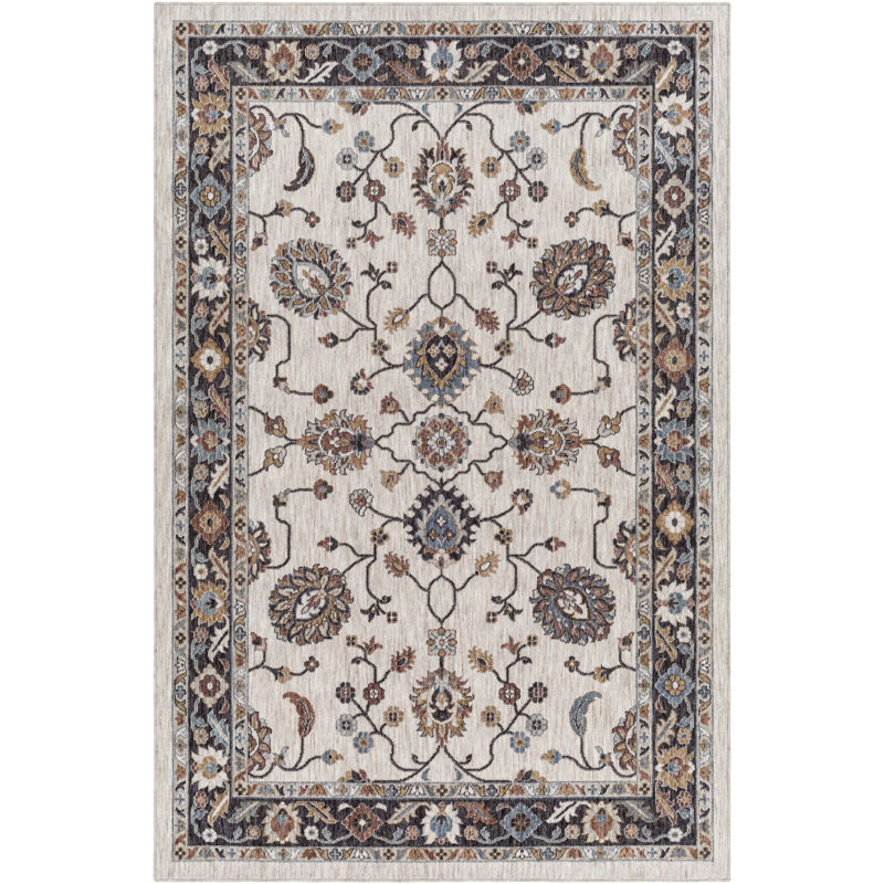 Jevette Oriental Rug, Rectangle 6'7" x 9'