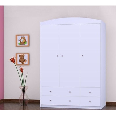 Worrell 3 Door Wardrobe