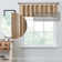 Cumberledge Stitched Burlap Tailored Window Valance