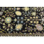 Tapis oriental noir Oushak Chobi