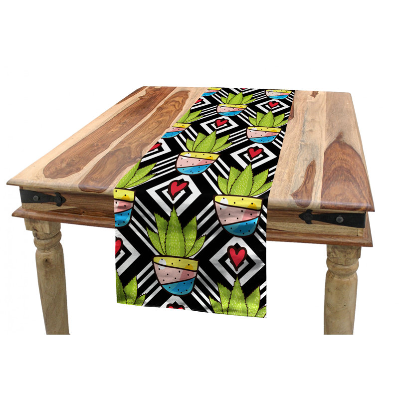 Cactus Table Runner, 120" x 16"