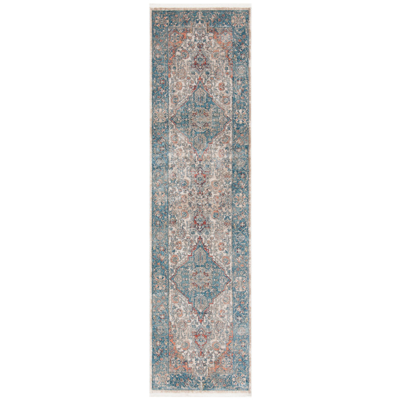 Rumsey Performance Oriental Rug, Runner 2'2" x 12'