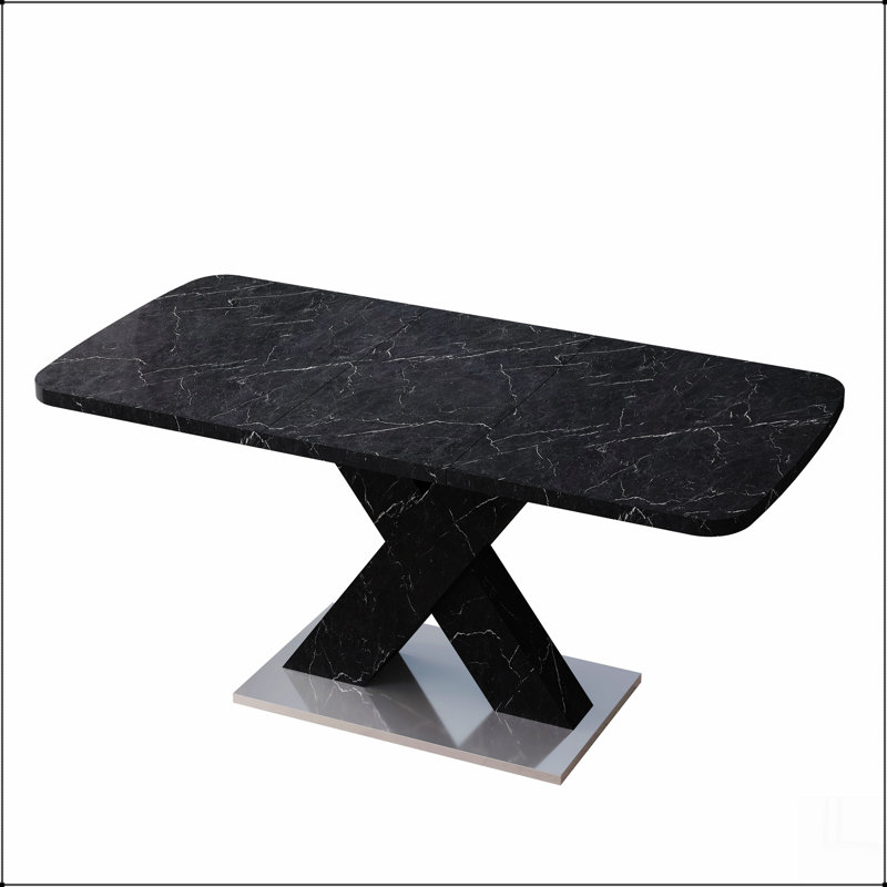 1 Piece Rectangular Dining Table Without Chair