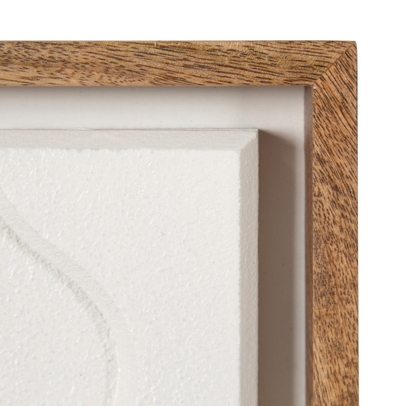 Modern Sculptural Wall Art Plaque Set
