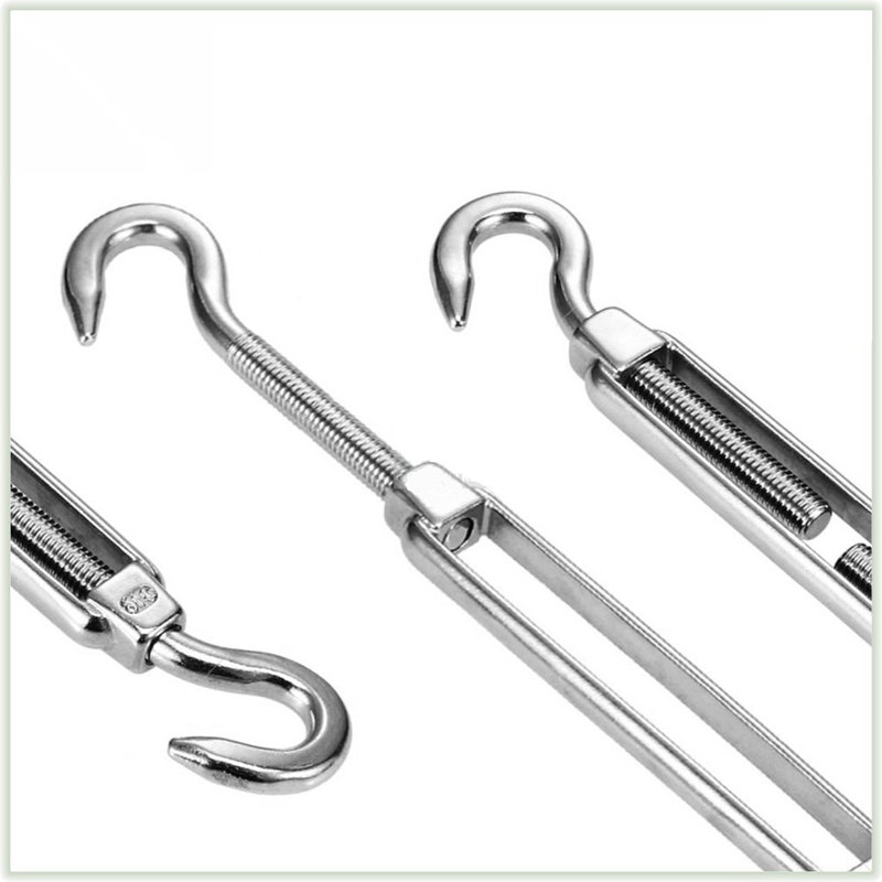 6 Inch Stainless Steel Triangle Sun Shade Sail Hardware Kit