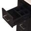 Ensemble de meuble-lavabo 30 po avec lavabo en céramique, ensemble de meuble-lavabo autoportant avec 3 tiroirs et portes à fermeture douce-2130778605-2130778602
