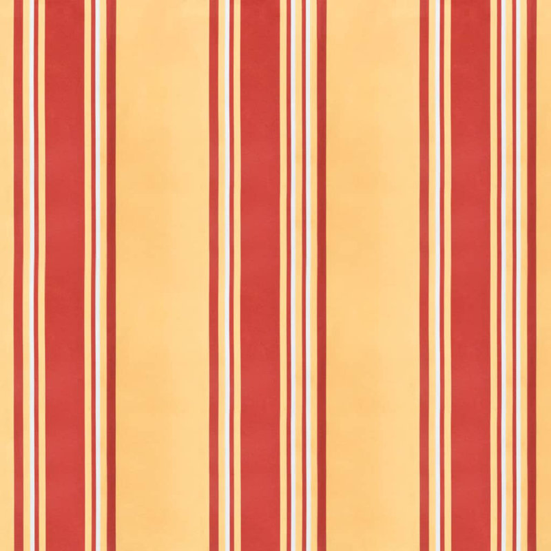 Replacement Fabric For Awning Valance, 480cm W x 20cm D, Striped, Yellow/Orange