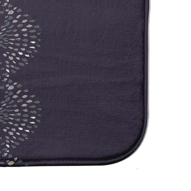 Tapis de bain Hawkinsville, l 24 po x L 17 po, Mauve
