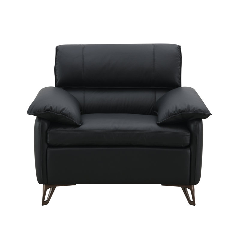 Chaise en cuir Eilene