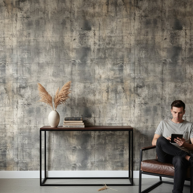 Stone Wall Wallpaper Textured Weathered Wall Mural
