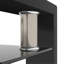 Table basse rectangulaire en verre noir, table basse transparente, tables d'appoint modernes pour le salon, meubles de salon-129582875