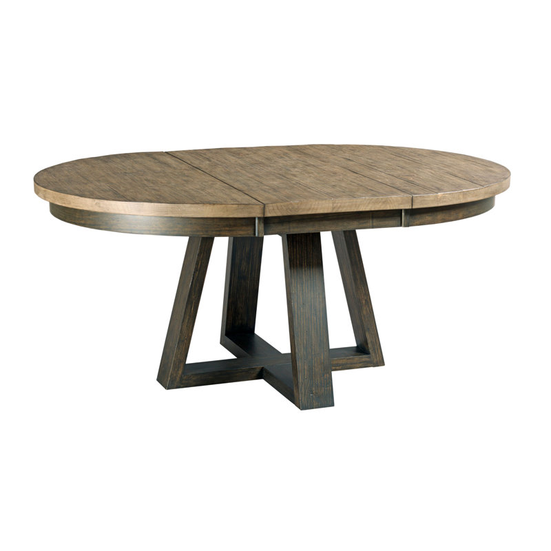 Caliya Pine Round Solid Wood Dining Table