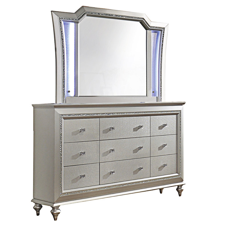 Miroir avec DEL, Champagne