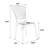 Bistro Set 3 Piece Rustproof Cast Aluminum Patio Furniture Sets 2 Chairs And 1 Round Table Outdoor, Garden, Patio, Balcony, White-1653698230