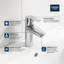 Eurosmart® Single Hole Bathroom Faucet-62487586
