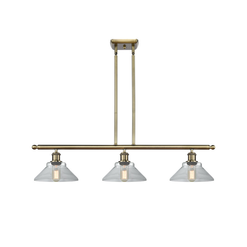 Luminaire suspendu linéaire à 3 lumières pour îlot de cuisine Dena, Blanc mat, DEL