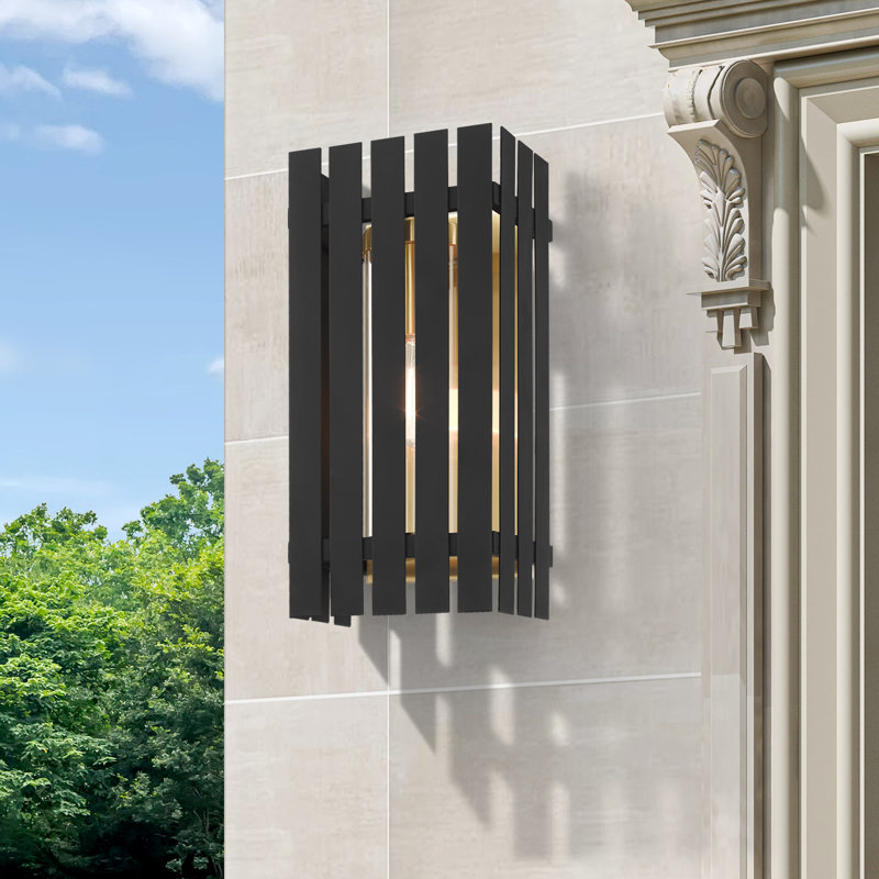 Greenwich Wall Light, Black, 17" H x 8" W x 5.5" D