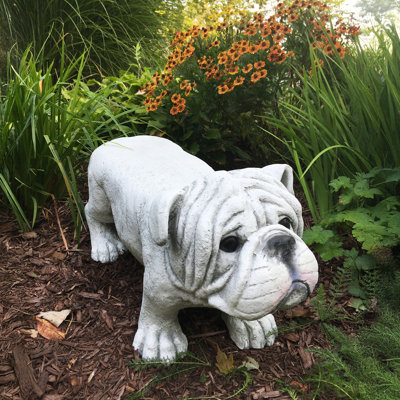 31" White Bulldog Bench by Red Barrel Studio