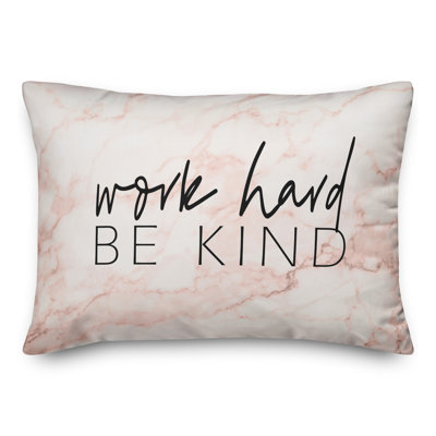 Housse et insert de coussin rectangulaire Work Work