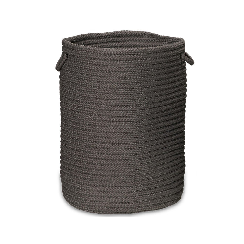 Panier à linge Manor, Grand format : H 30 po x l 18 po x P 18 po, Gris texturé