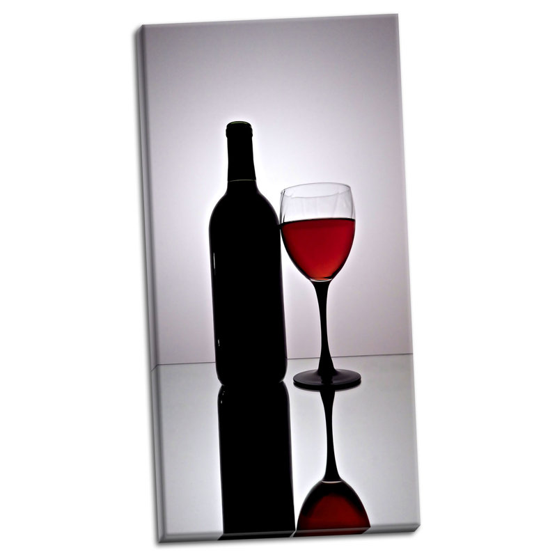 « wine reflections iii », reproduction de photo sur toile tendue
