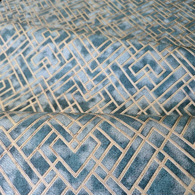 Papier peint géométrique texturé gaufré géométrique