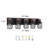 5-Light Wall Lighting (Walnut+Black)