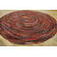 Antique Braided American Allover Multi 1935 Rug