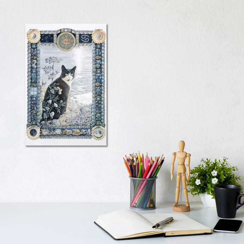 Cancer - Chesterton by Ivory Cats - Wrapped Canvas Print, 20.32 cm H x 30.48 cm W