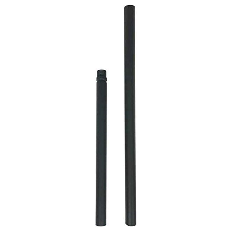 Chandelier Extension Rod 7.8" and 11.8", Black