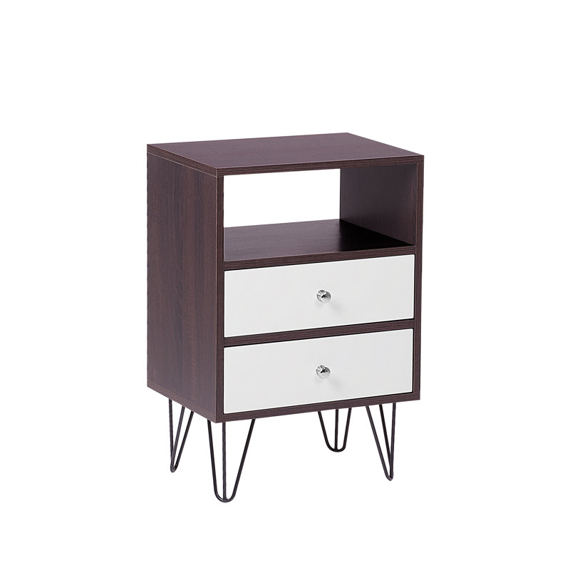 Dahlberg 45cm W Manufactured Wood Bedside Table