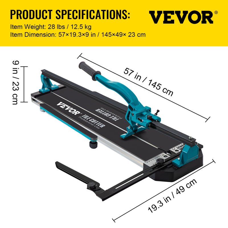 Tile Cutting Tool ( 9" H x 57" W x 19.3" D)