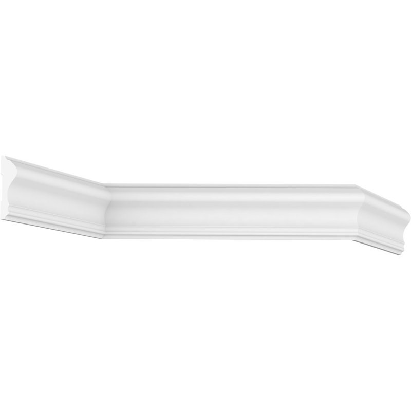 96'' White PVC Chair Rail Moulding