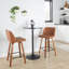 Tabouret de comptoir pivotant 24,25 po Lakyia