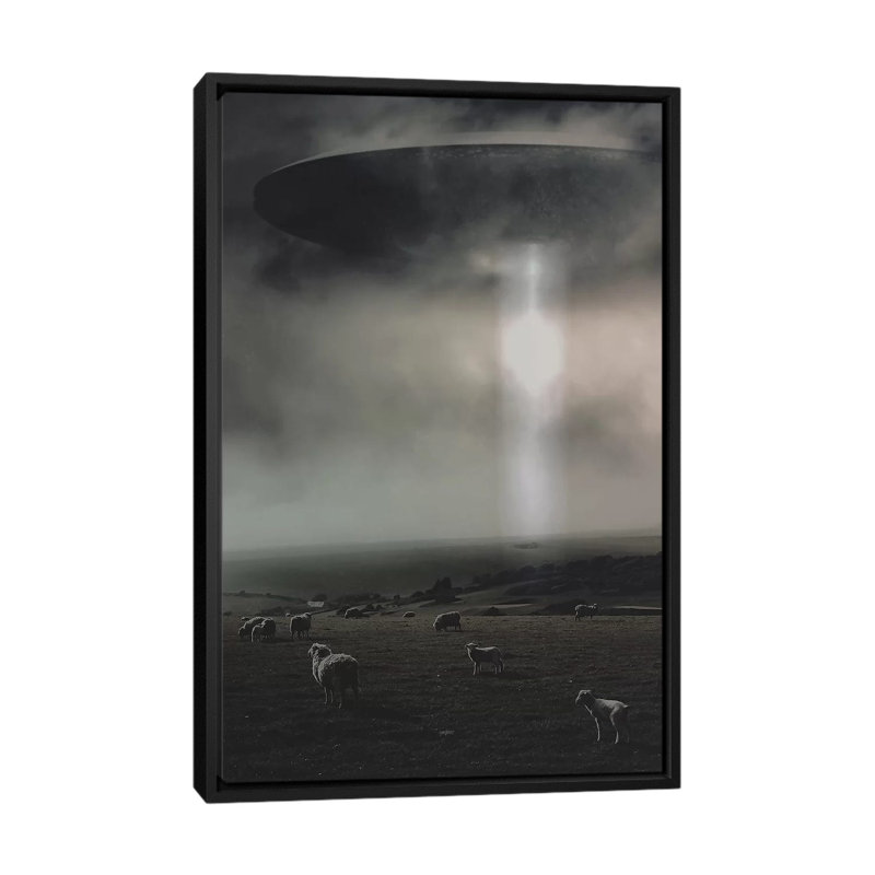 Abduction 1 Piece Wall Art on Canvas, 101.6 cm H x 66.04 cm W, Black Framed